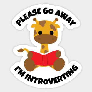 I'm Introverting Sticker